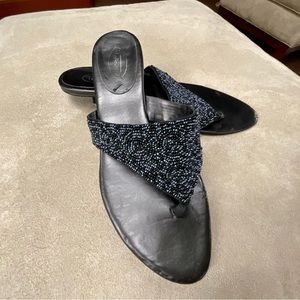 TALBOTS BEADED SANDALS